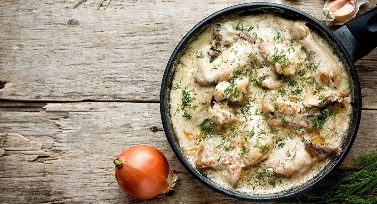 Pollo a la florentina en salsa blanca - Plato Fuerte - Recetas  Internacionales