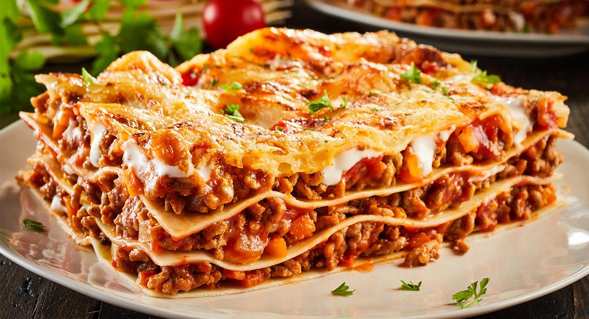 vencimiento silueta Personificación Lasagna - Plato Fuerte - Recetas Internacionales