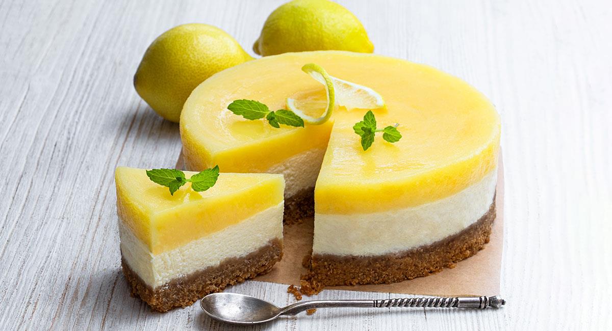 Torta de queso y limón