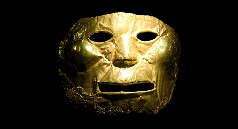 Máscara Funeraria - Cultura Calima - Época Precolombina
