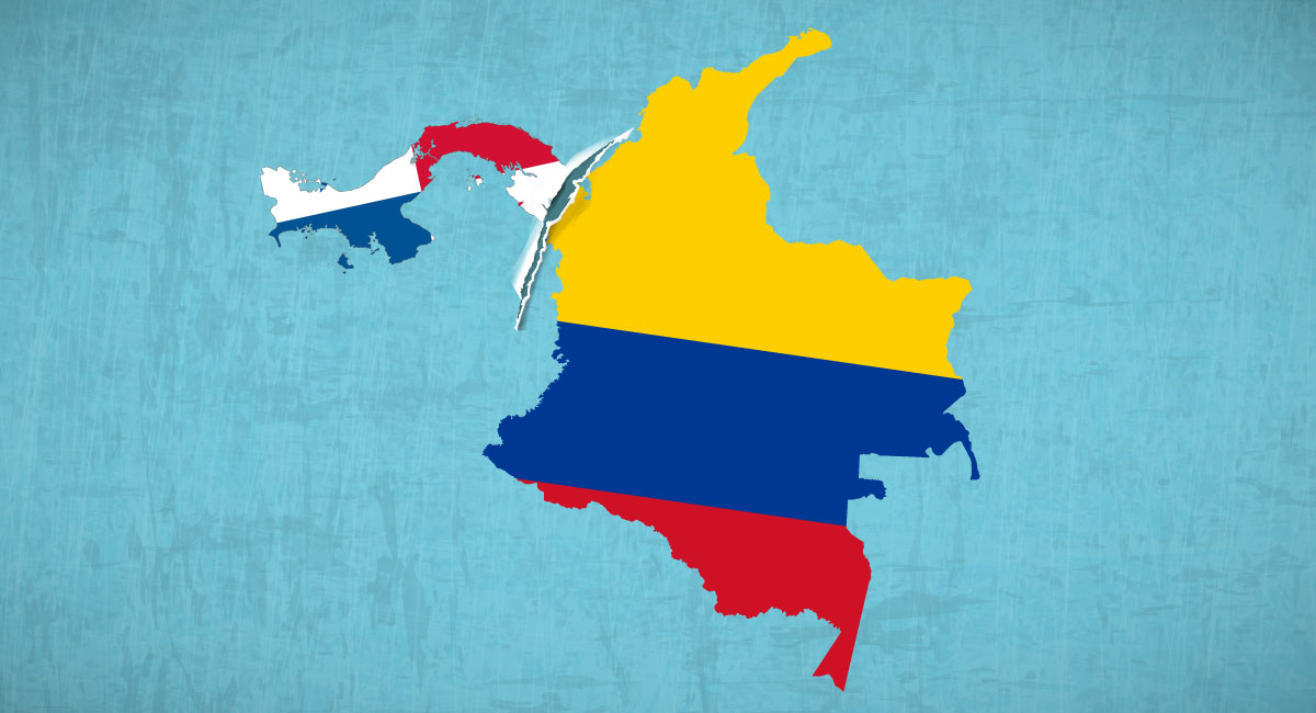 Ilustración Separación Panamá de Colombia