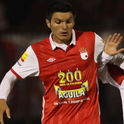 Daniel Torres (Independiente Santa Fe). Foto: EFE