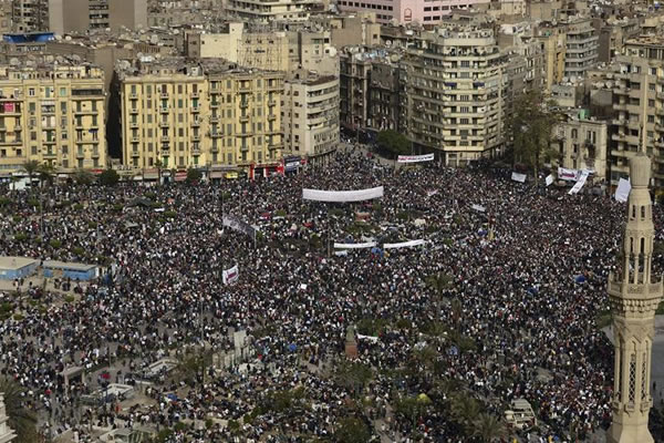 Plaza Tahrir de El Cairo. Foto: EFE