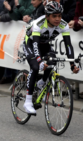 Fabio Duarte, quinto en la pasada Vuelta a Murcia. Foto: EFE