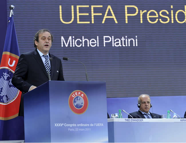 Michael Platini. Presidente de la UEFA. Foto: EFE