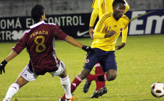 Fabián Cuero autor del gol y quien salió lesionado al final del juego. Foto: EFE