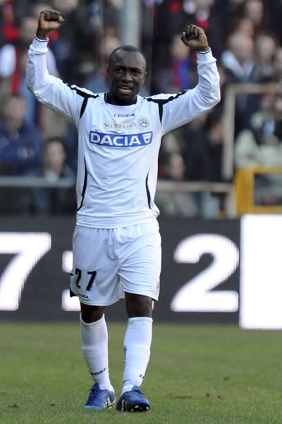 Pablo Armero ha marcado en este temporada tres goles con el Udinese. Foto: EFE