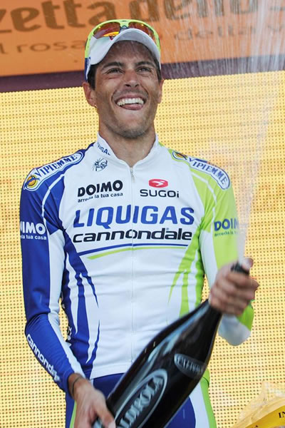 Eros Capecchi, ganador de la etapa 18 del Giro de Italia. Foto: EFE