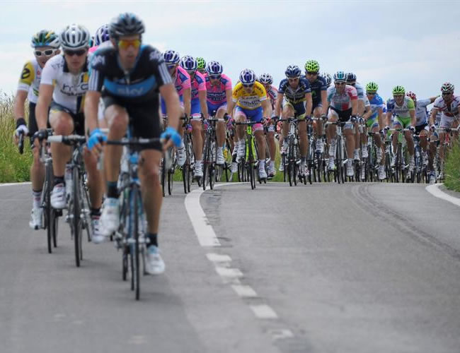 Mauricio Soler completó tres días en el segundo lugar de la Vuelta a Suiza, en la primera etapa fue líder. Foto: EFE