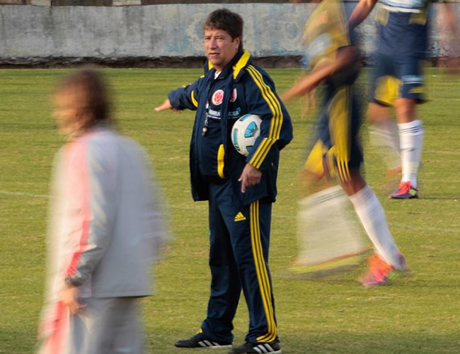 Hernán Dario Gómez, técnico de la Selección Colombia. Foto: EFE