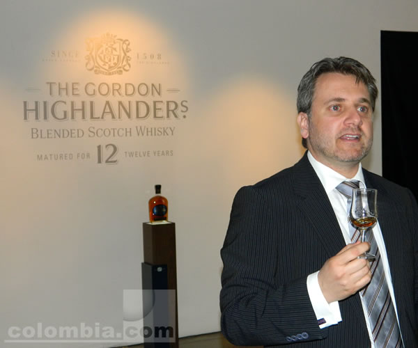 Presentación whisky The Gordon Highlanders en Colombia. Foto: Interlatin