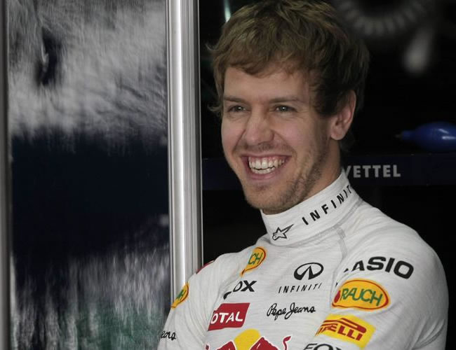 Sebastian Vettel, segundo en los entrenamientos libres del GP de Brasil. Foto: EFE