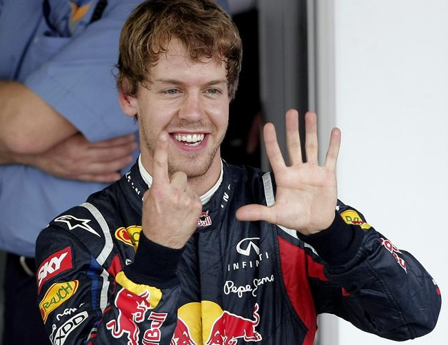 Sebastian Vettel, nuevo record de la F1 con 15 poles en una temporada. Foto: EFE