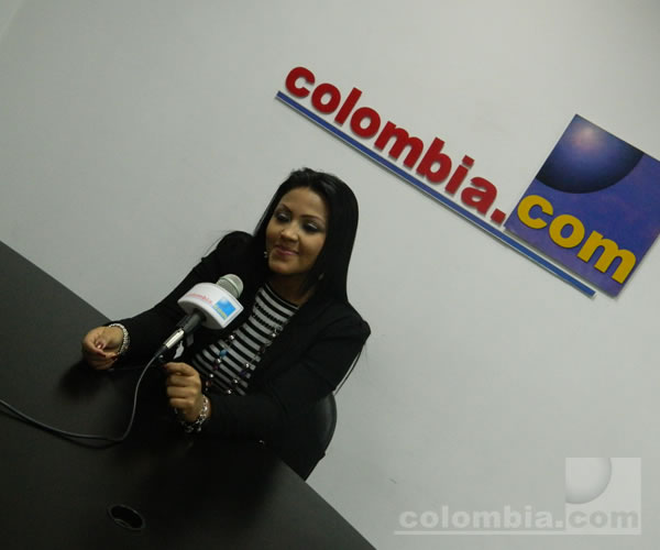 Karina la princesa de la música norteña en Colombia.com. Foto: Interlatin