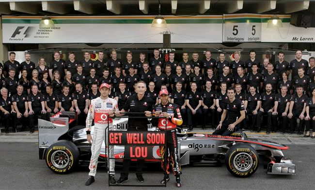 Equipo de la escudería McLaren. Foto: EFE