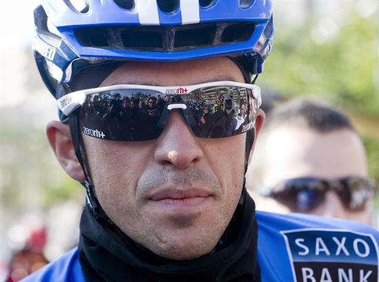 El ciclista del Saxo Bank Alberto Contador. Foto: EFE