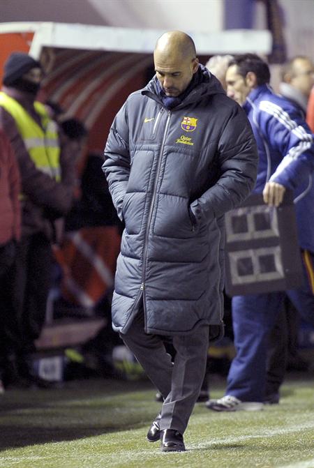 El entrenador del FC Barcelona, Josep Guardiola. Foto: EFE