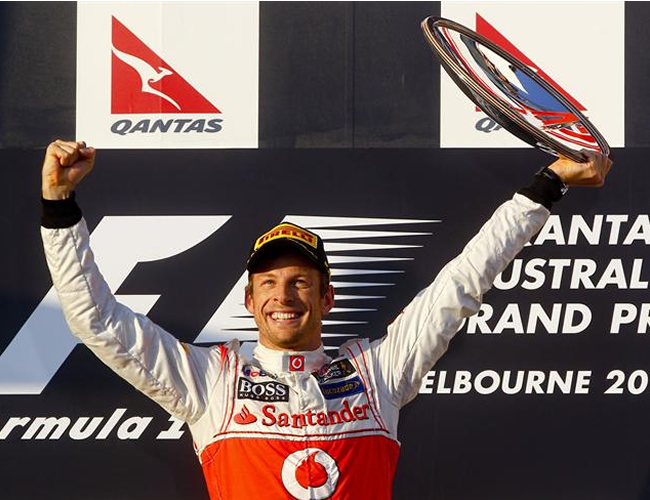 Jeson Button ganador del GP de Australia. Foto: EFE