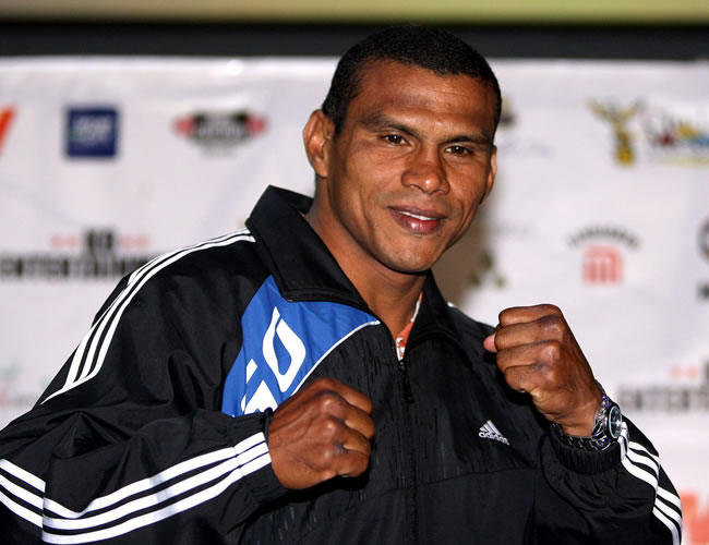 Juan Urango, boxeador colombiano, dos veces campeón mundial. Foto: EFE