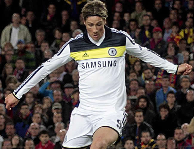 Fernando Torres, jugador del Chelsea y autor del Gol frente a Barcelona. Foto: EFE