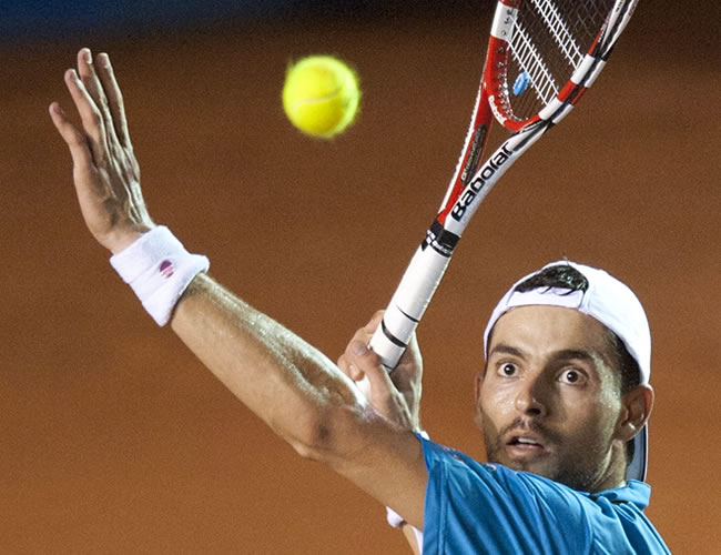 El tenista colombiano Santiago Giraldo tiene como objetivo llegar a estar entre los 30 primeros de la ATP. Foto: EFE