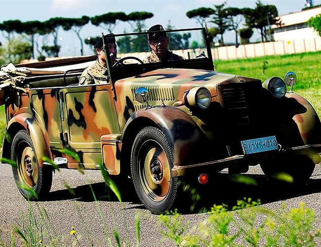 110 Fiat 508, 1939 CM mimetico. Foto: EFE