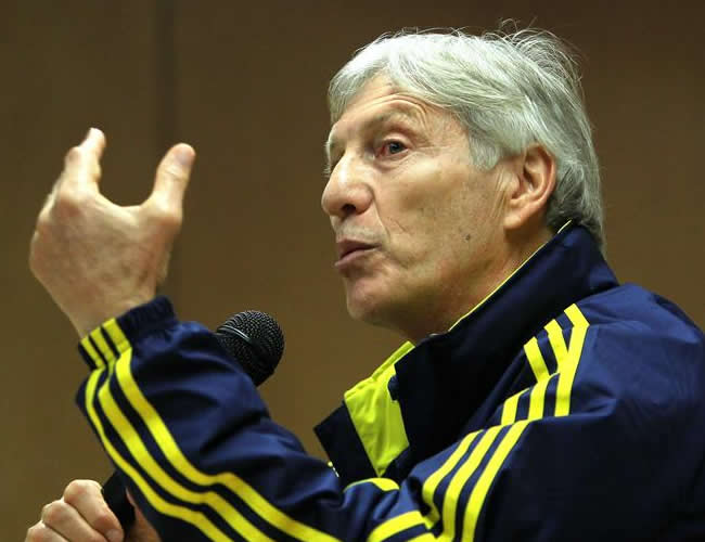 José Pekerman, entrenador de la Selección Colombia. Foto: EFE