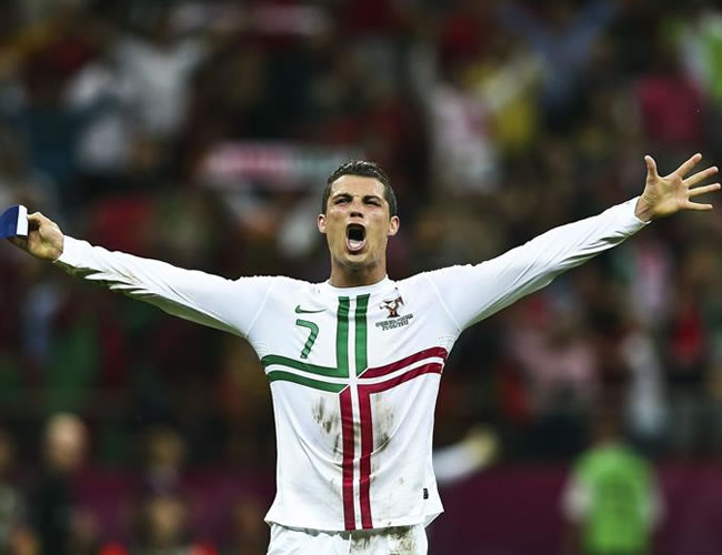 Cristiano Ronaldo, figura de la selección de Portugal. Foto: EFE