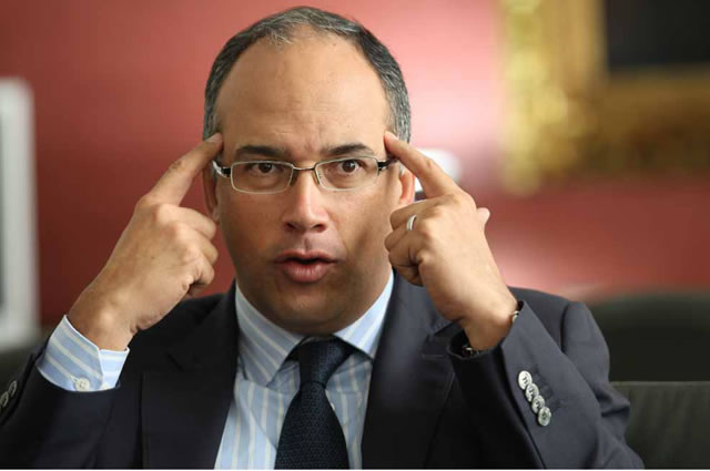 El Ministro de Hacienda, juan Carlos Echeverry. Foto: EFE