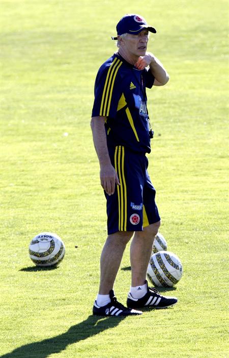 El seleccionador de Colombia de fútbol, el argentino José Néstor Pekerman. Foto: EFE
