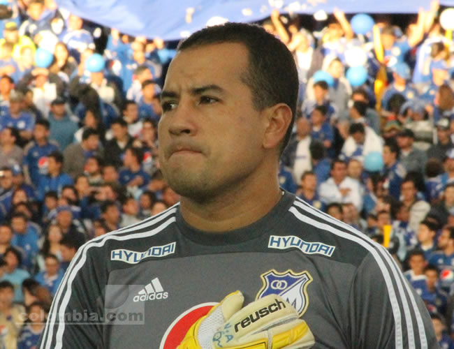 Nelson Ramos, arquero de Millonarios. Foto: Interlatin