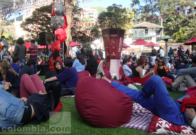 Zona Picnic Oktoberfest en Bogotá. Foto: Interlatin