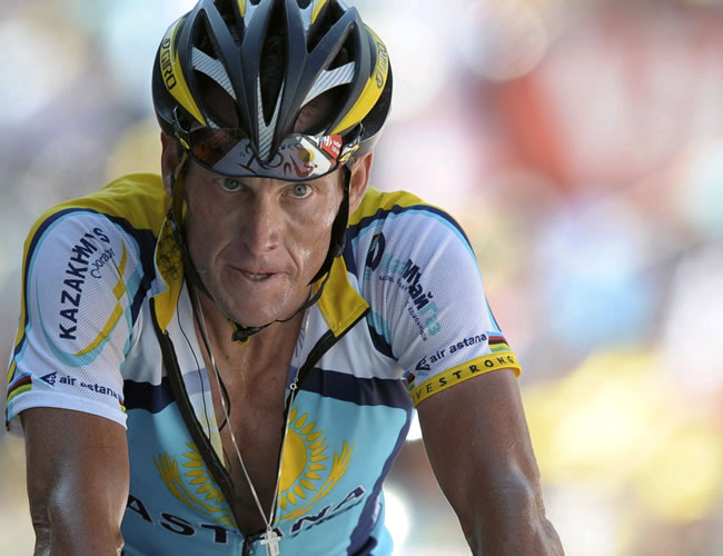 El exciclista estadounidense Lance Armstrong. Foto: EFE