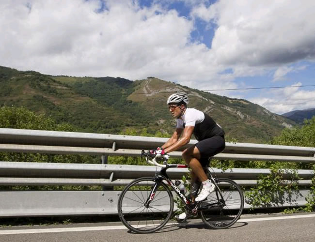 El exciclista español Miguel Indurain. Foto: EFE
