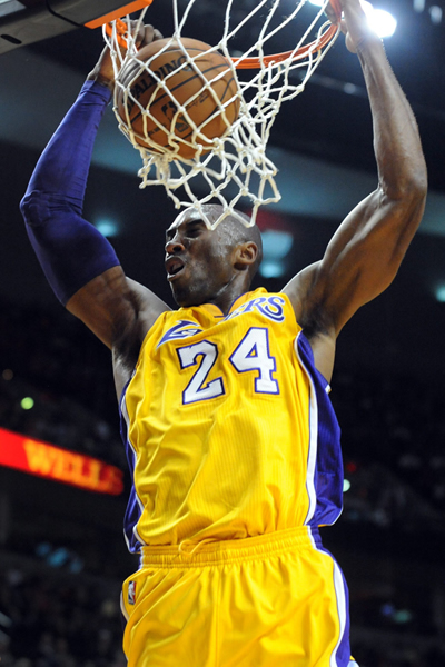 El jugador de Los Ángeles Lakers, Kobe Bryant. Foto: EFE