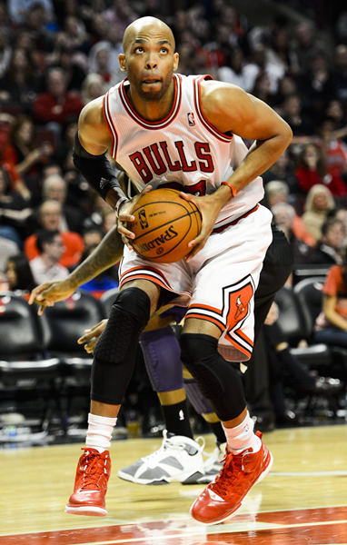 El jugador de los Bulls de Chicago Taj Gibson. Foto: EFE