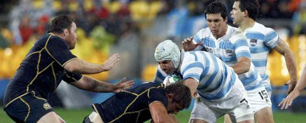 'Los Pumas' el equipo argentino de rugby. Foto: EFE