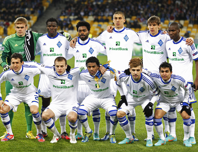 Foto de equipo del Dynamo de Kiev. Foto: EFE