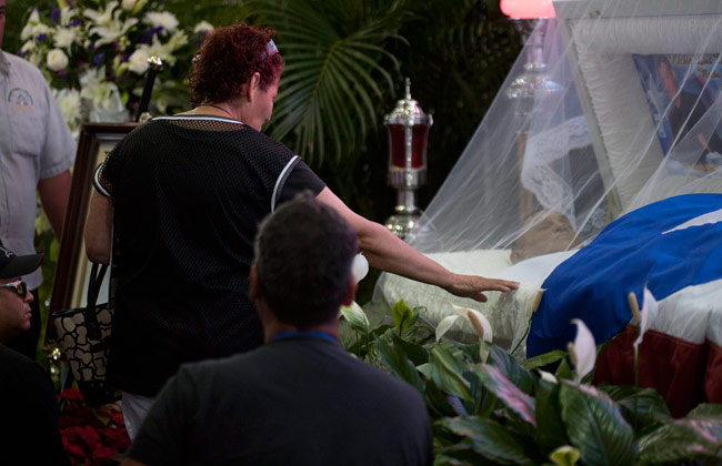 Funeral del excampeón mundial de boxeo Héctor "el Macho" Camacho. Foto: EFE