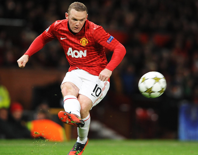 El delantero del Manchester United Wayne Rooney. Foto: EFE