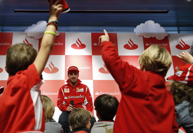 El doble campeón mundial español de Fórmula Uno, Fernando Alonso (Ferrari). Foto: EFE
