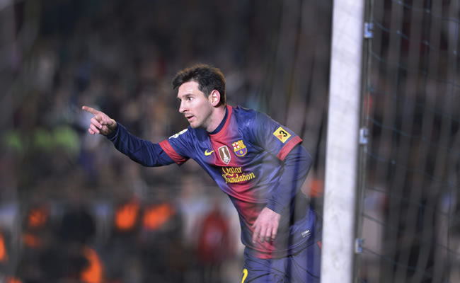 Lionel Messi, jugador del Barcelona. Foto: EFE