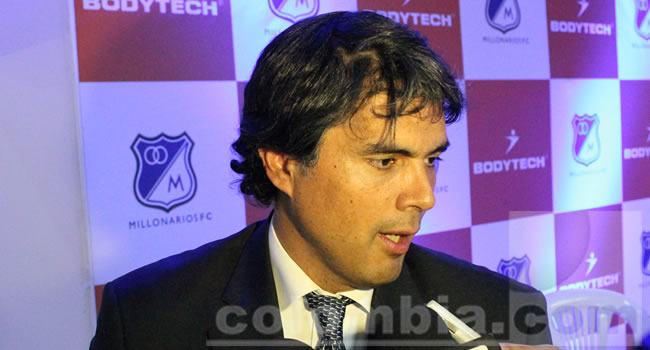 El presidente de Millonarios, Felipe Gaitán. Foto: Interlatin