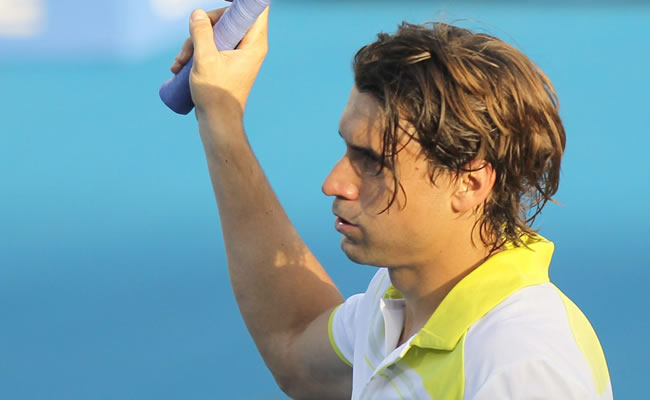 El tenista David Ferrer obtuvo el tercer puesto en el Torneo de exhibición de Abu Dabi. Foto: EFE