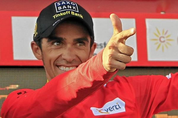 El ciclista español Alberto Contador. Foto: EFE