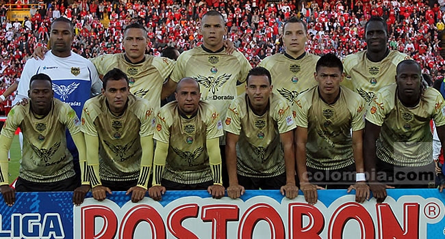 Foto de equipo de Itagüí en Bogotá. Foto: Interlatin