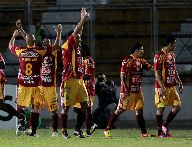 Celebración de los jugadores del Deportes Tolima. Foto: EFE