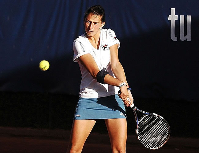 La tenista colombiana Mariana Duque. Foto: EFE