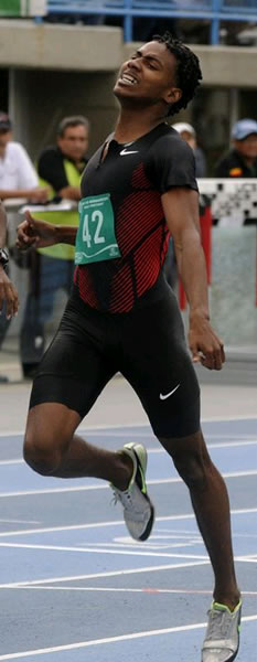 El atleta colombiano Diego Palomeque. Foto: EFE