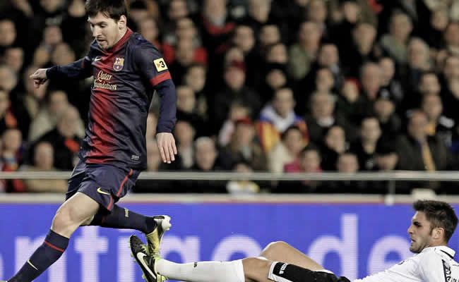 El jugador argentino del Barcelona Lionel Messi. Foto: EFE